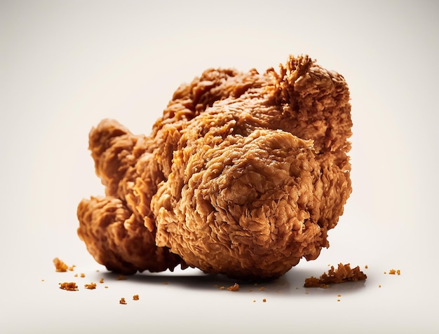 Zdjęcie pyszny chrupiący smażony kurczak stworzony za pomocą generative ai