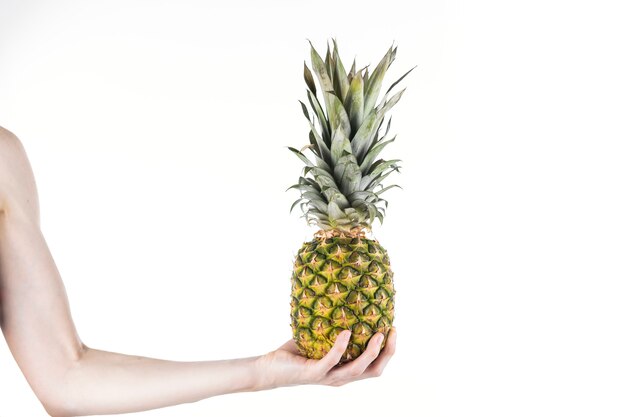 Pyszny i soczysty tropikalny ananas