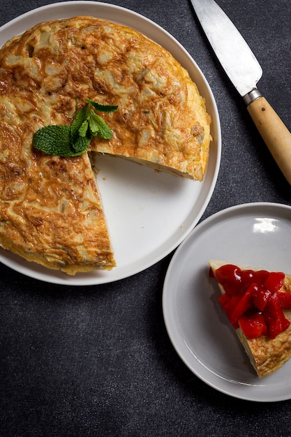 Pyszny omlet ziemniaczany