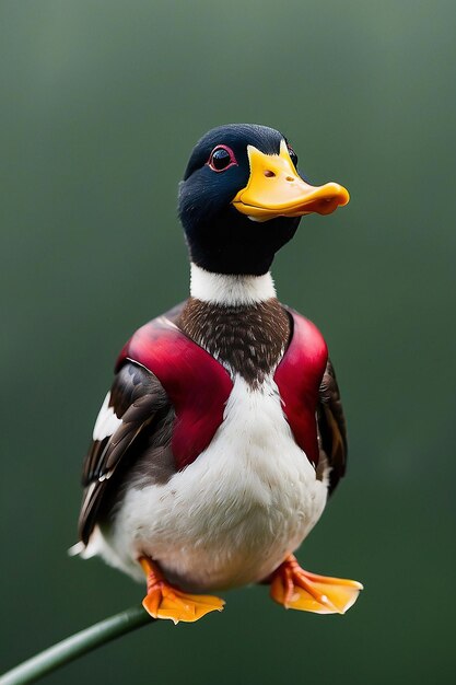 Zdjęcie quacktastic hero duck z estetyką antman