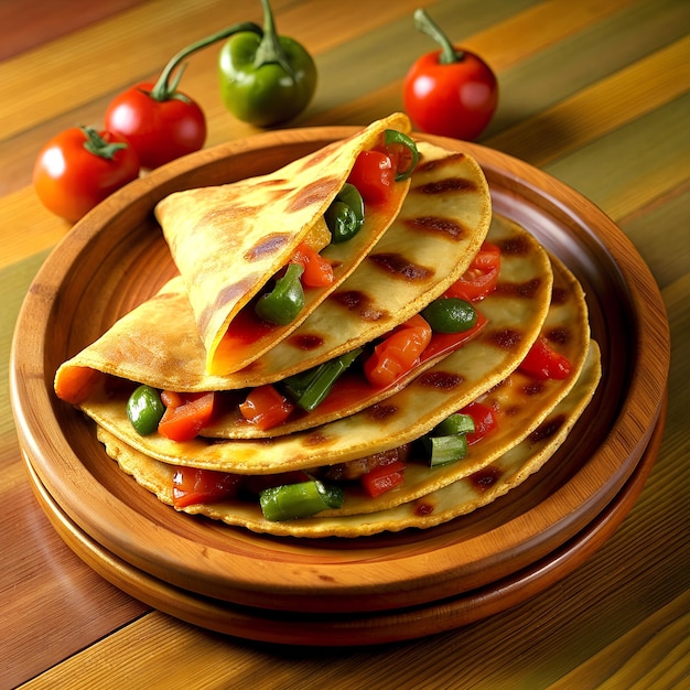 Quesadillas z Gooey Goodness Fotografia meksykańskiej kuchni