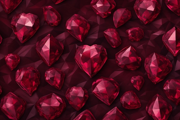 Radiant Ruby Cute Wallpaper dla odważnej piękności