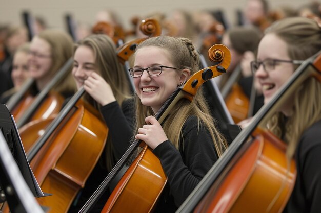 Zdjęcie radiant vestal symphony kamizelki są uśmiechnięta dziewczyna