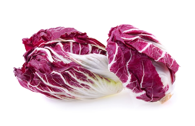 Radicchio Na Białym Tle