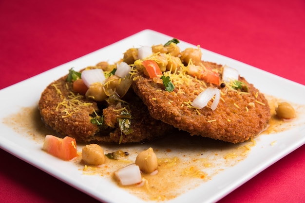 Ragda pattice jest częścią kultury jedzenia ulicznego w indyjskich stanach Maharashtra i Gujarat