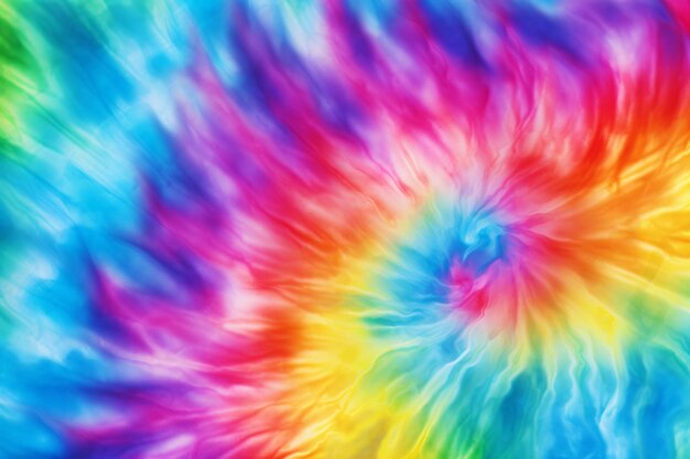 Rainbow spiral tie dye Rainbow tie dye Background tie dye Texture tie dye background Colorful tie dye background AI Generative