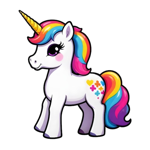 Zdjęcie rainbow unicorn pony