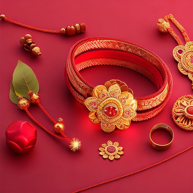 Raksha Bandhan z eleganckim Rakhi