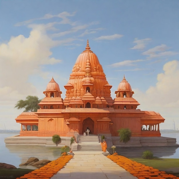 Zdjęcie ram mandir ram mandir ayodhya shri ram janmbhoomi
