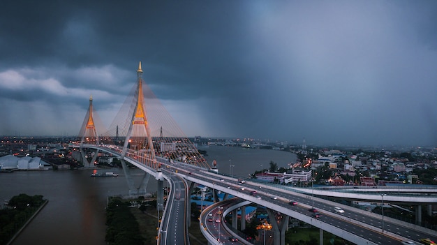 Rama IX Bridge w Tajlandii
