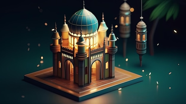 Ramadan Dziewiąty miesiąc kalendarza islamskiego Obserwowany przez muzułmanów na całym świecie jako miesiąc modlitwy postnej reperkusje społeczne Miesiąc upamiętniający pierwsze wersety Proroka Mahometa ai wygenerował sztukę