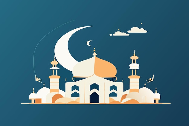 Ramadan kareem dekoracyjne tło festiwalu EidalAdha islamski
