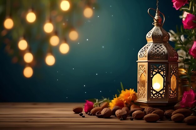 Ramadan Kareem festiwal życzeń kartka tło