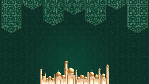 Ramadan kareem ilustracja święto ramadanu świętowanie tło islamski wzór tło