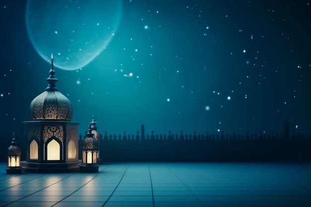 Ramadan Kareem Karta powitalna arabska kaligrafia ramadanu kareem Tłumaczenie Szczęśliwego Świętego Ramadanu.