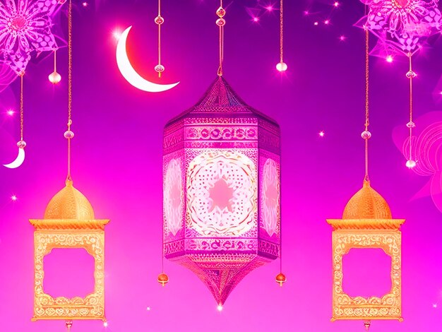 ramadan Kareem różowy piękne tło darmowe zdjęcie pobranie