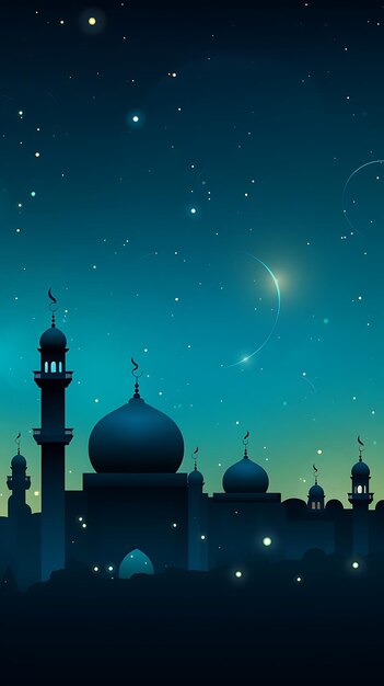 Ramadan kareem tradycyjna islamska tapeta mobilna