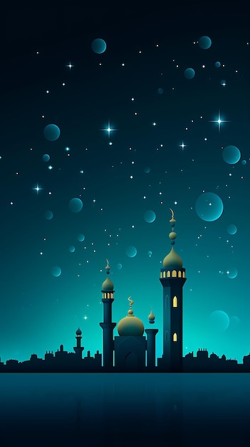 Ramadan kareem tradycyjna islamska tapeta mobilna