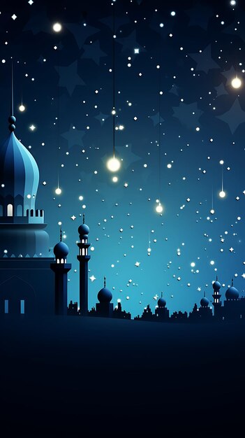 Ramadan kareem tradycyjna islamska tapeta mobilna