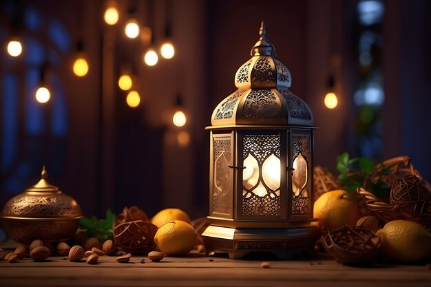 Ramadan Kareem tradycyjne święto islamskie tło religijne