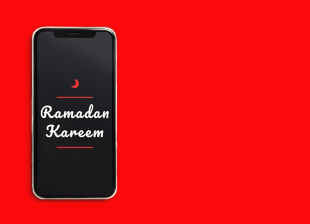 Zdjęcie ramadan kareem zaproszenie w tle