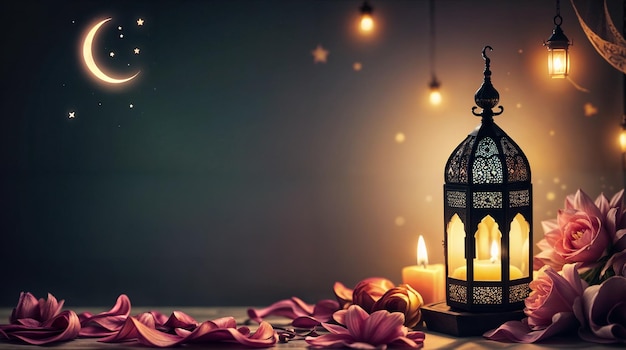 Zdjęcie ramadan mubarak tło dla adha i fitr