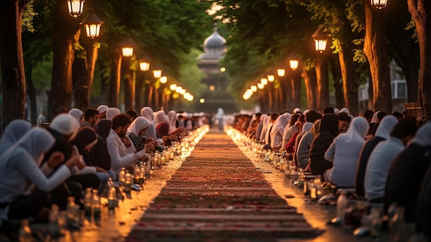 Zdjęcie ramadan turcja dołącz do uroczystości eid al-fitr koniec ramadanu