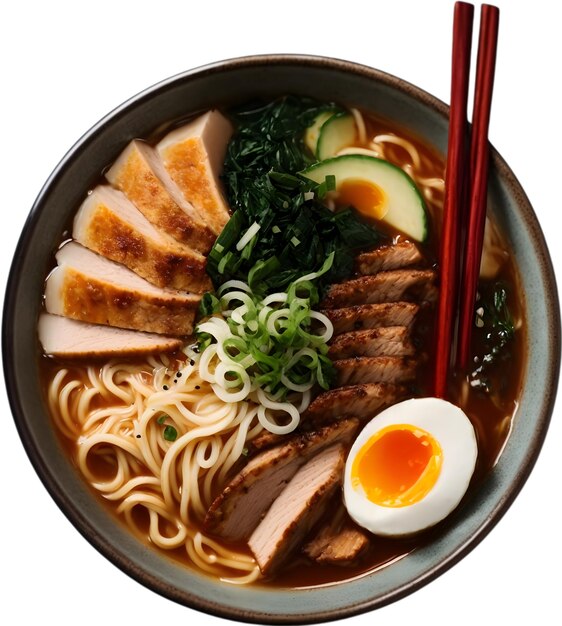 Ramen japońska zupa z makaronem ramen miska pyszny ramen restauracja z makaronem oryginalne r