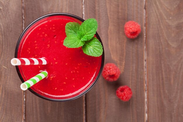 Raspberry smoothie