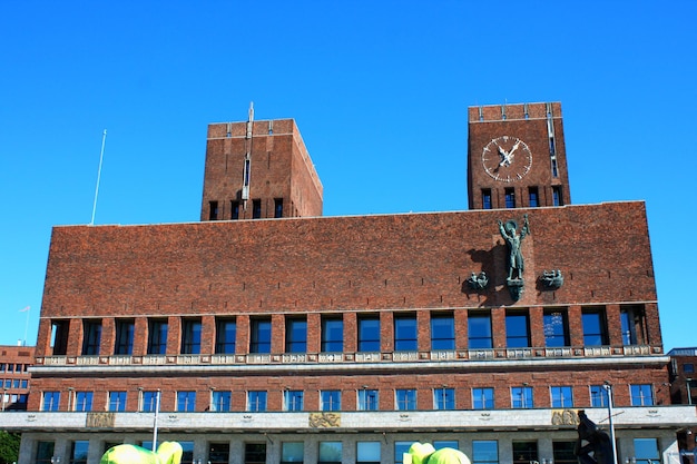 Ratusz Radhuset Oslo Norwegia