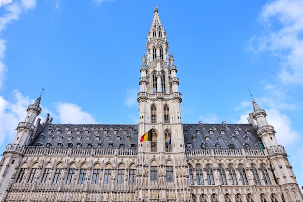 Ratusz w Grand Place w Brukseli, Belgia