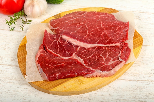 Raw Beef steak