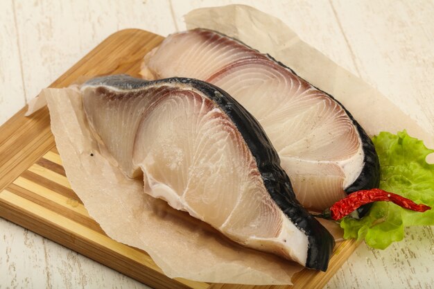 Raw Shark Steak