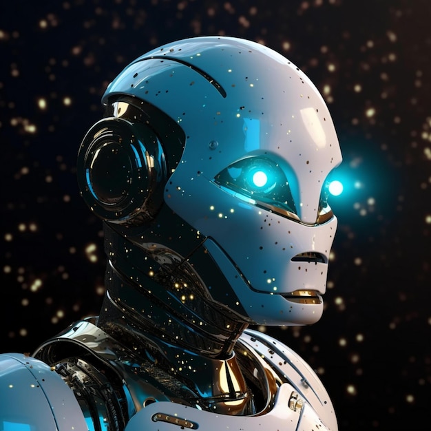 realistyczna i fajna generatywna sztuczna inteligencja robota ai