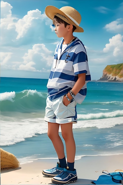 Realistyczna letnia moda z autorstwa dzieci nad morzem 8 tys