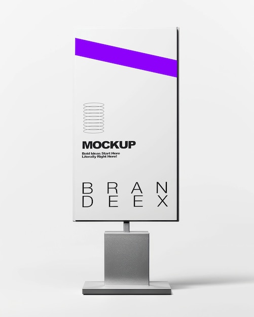 Realistyczna maketa billboardu do reklamy i brandingu