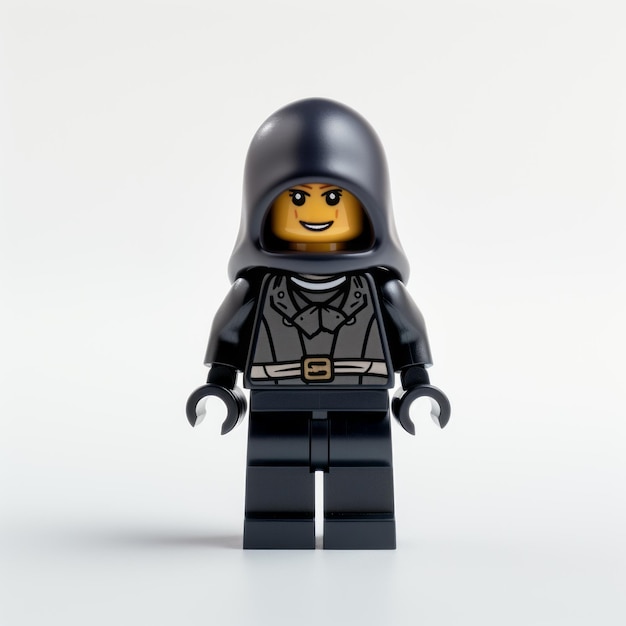 Realistyczna minifigurka Lego z motywem przygody Black Hood