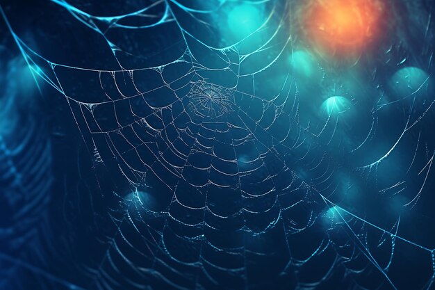 realistyczna piękność pająka czarne tło