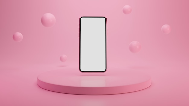 Realistyczne makieta smartphone.
