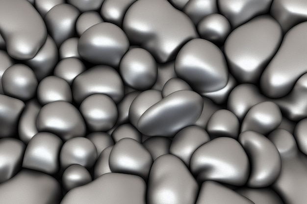 Zdjęcie realistyczne renderowanie 3d tekstury metalu