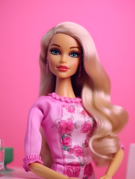 Zdjęcie realistyczny portret barbie