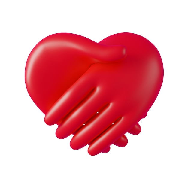 Ręce razem w kształcie serca darowizna serca koncepcja światowego dnia zdrowia darowizna na cele charytatywne