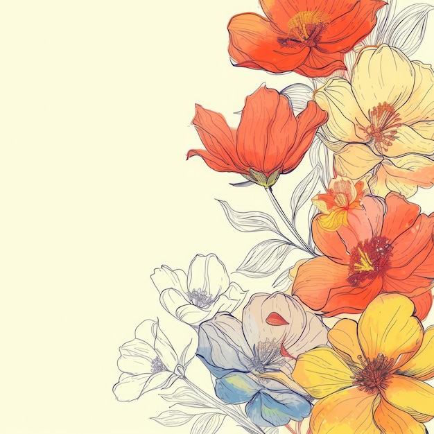Ręczne rysunki i cyfrowa sztuka kwiatowa w Vector Seamless Patterns for Every Design Floral Inspiration Enc