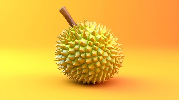 Zdjęcie ręcznie narysowany materiał ilustracyjny z durianów