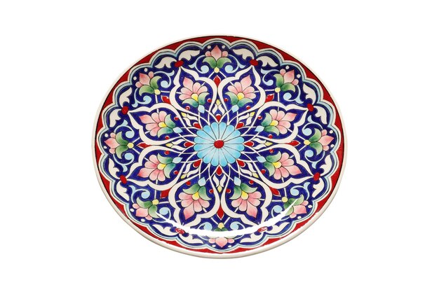 Ręcznie robiony autentyczny talerz porcelanowy na prezent