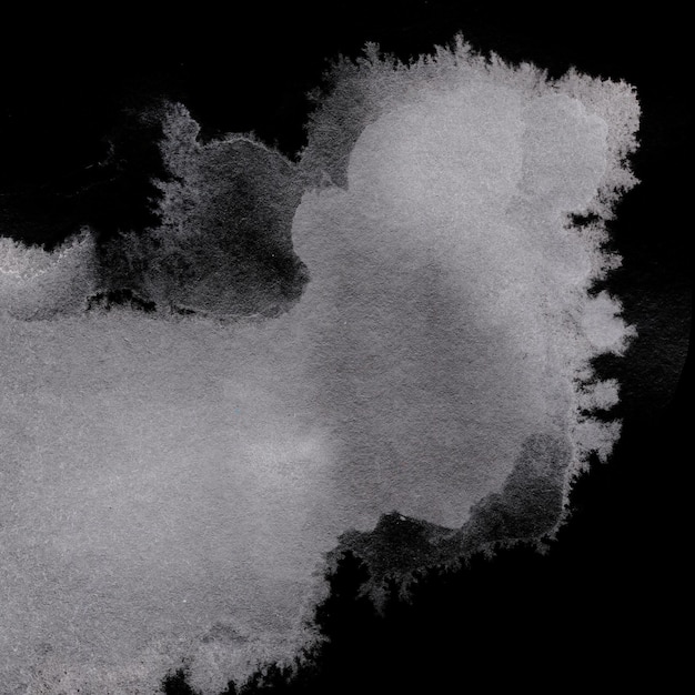 Zdjęcie ręcznie rysowane tła z akwarelą czarno-białe plamy
