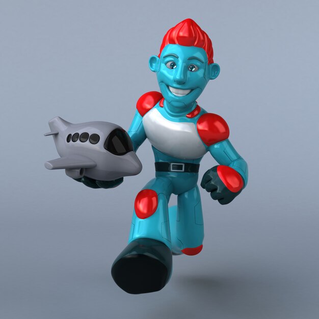 Red Robot - postać 3D