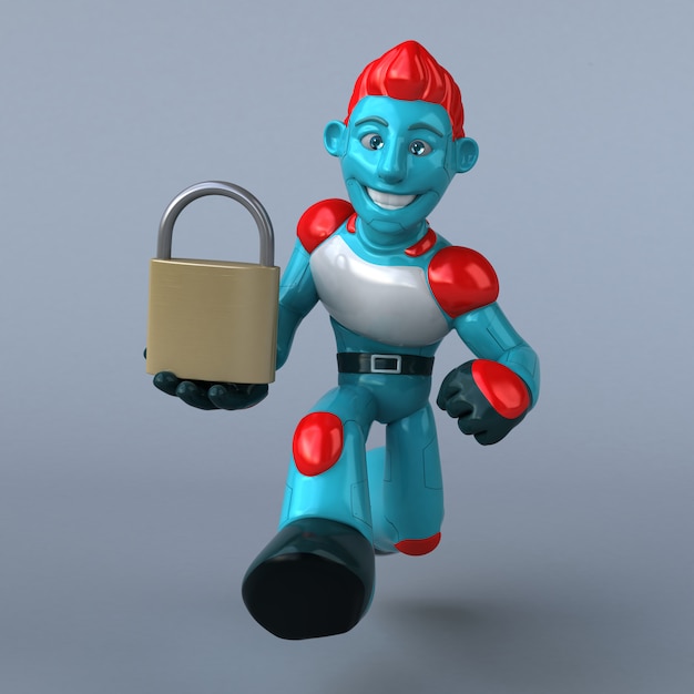 Red Robot - postać 3D