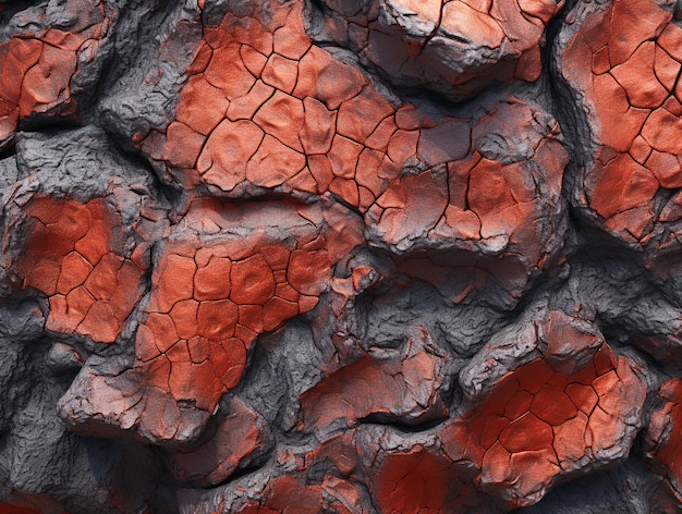 Red Rock Teksturowana tapeta w tle Generowana przez sztuczną inteligencję