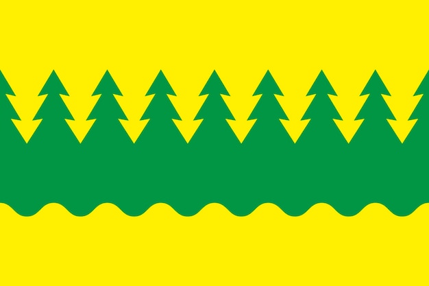 Region Kainuu Flaga narodowa Republiki Finlandii i symbol prefektury